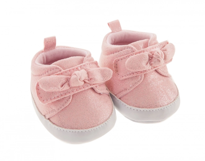 Puppenschuhe Rosa Sneaker mit Schleife