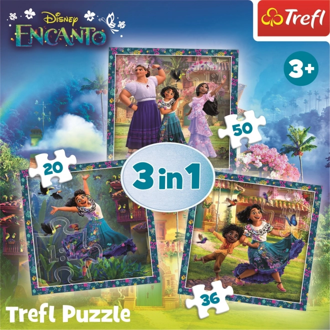 Trefl Puzzle ENCANTO: Figuren 3-in-1 Set