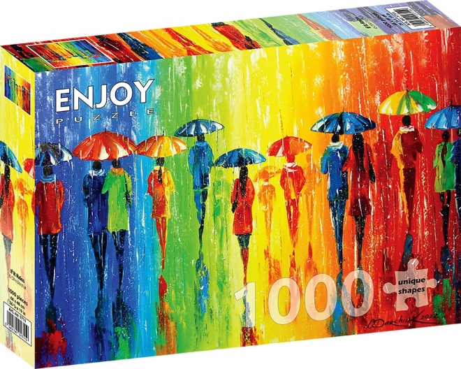Enjoy Puzzle Wenn es regnet 1000 Teile