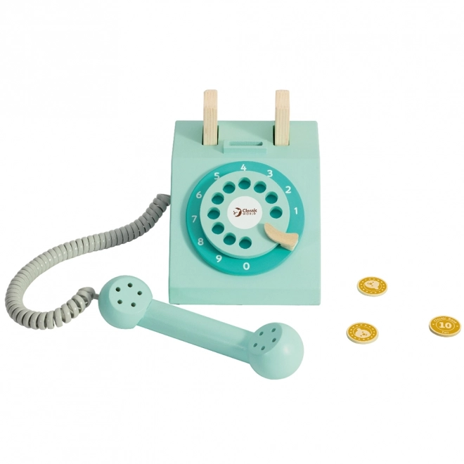 Klassisches Holzspielzeug Telefon für Kinder