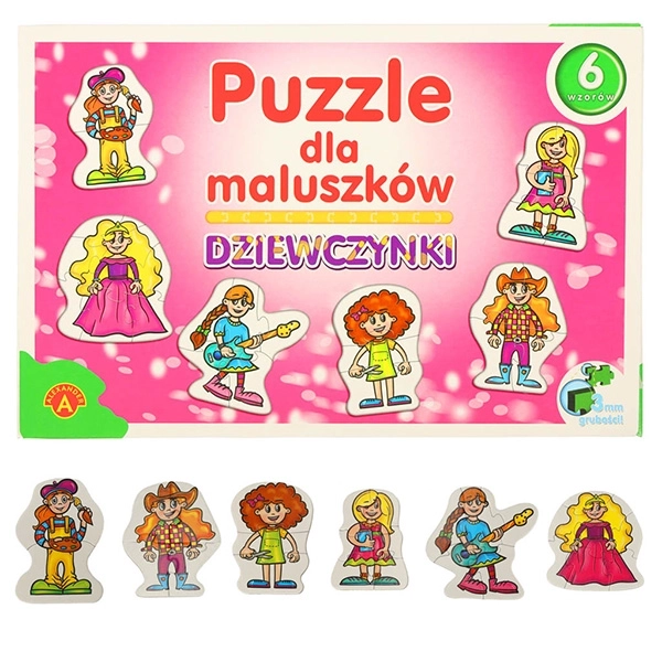 Puzzle für Kleinkinder - Mädchen