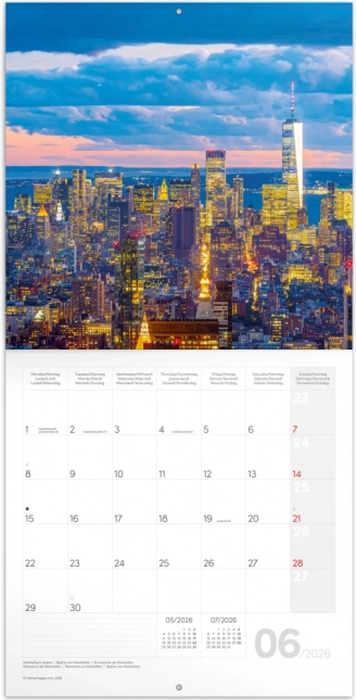 Notizkalender New York 2026
