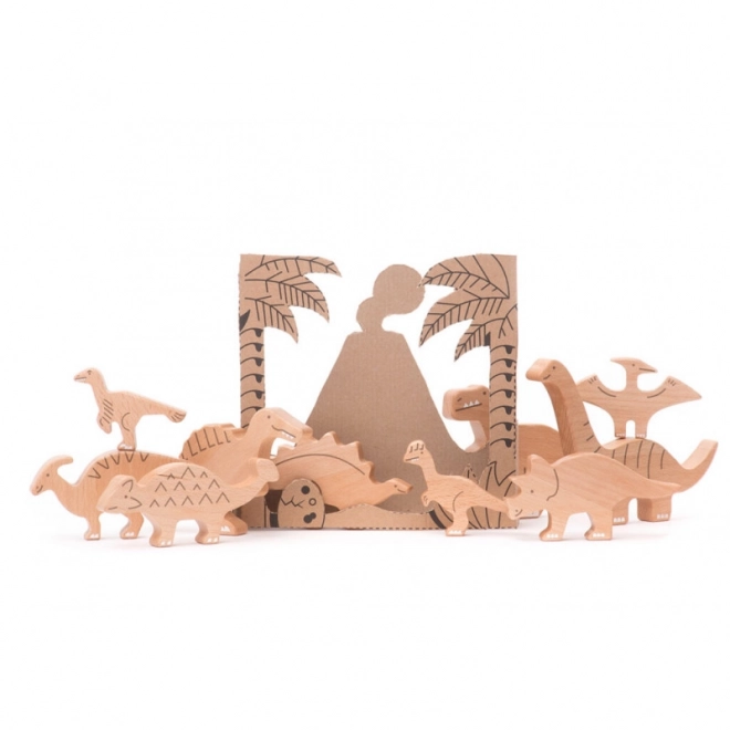 Set aus 10 beliebten Dinosaurierfiguren