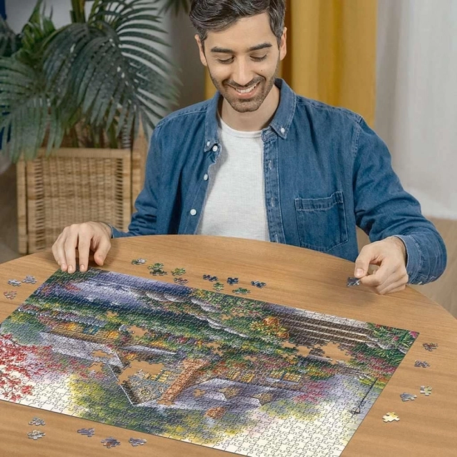 Puzzlespielerei Romantische Hütte 1000 Teile