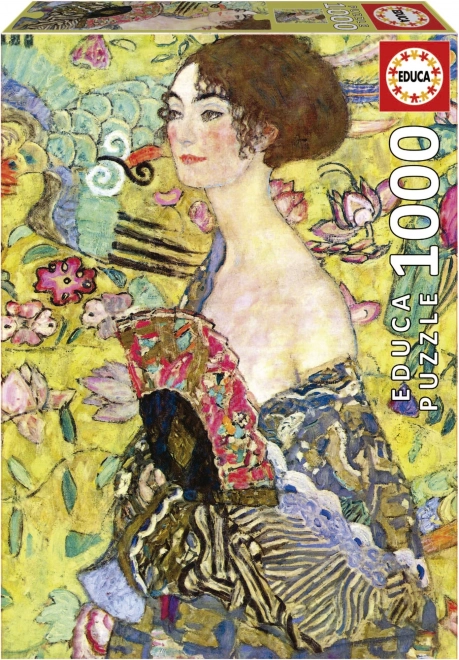 Educa Puzzle Dame mit Fächer 1000 Teile