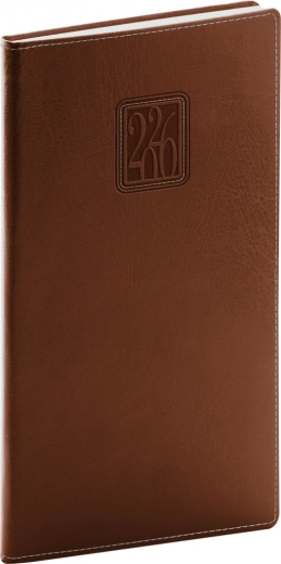 Taschenkalender Panama 2026 von Notique, braun
