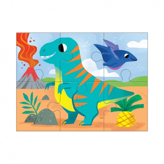 Mudpuppy Dinosaurier Puzzle Set 4-in-1