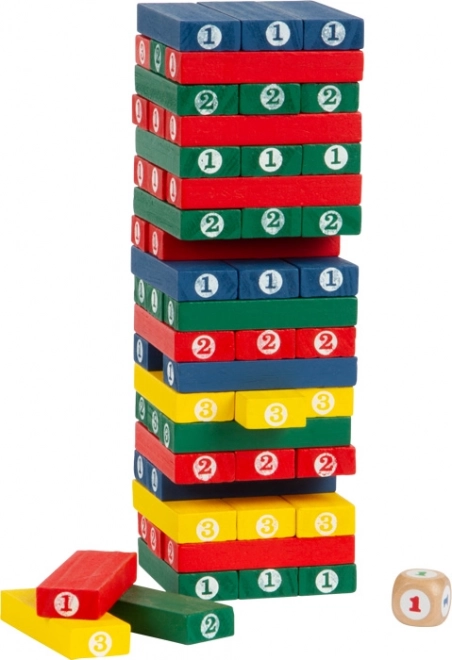 Bunte Holzspiel Jenga von Small Foot