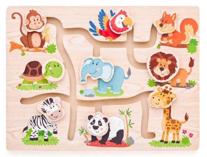 Schiebe-Puzzle Fantastische Tiere