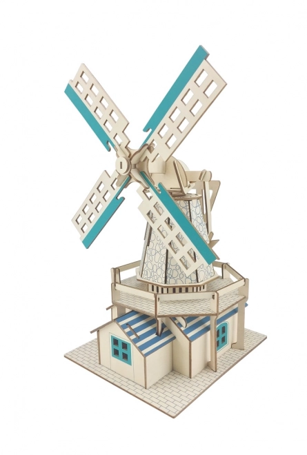 Holzcraft 3D-Puzzle Holländische Windmühle