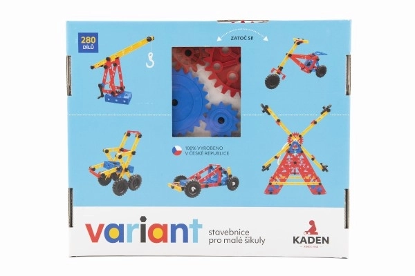 Baukasten Variante Kunststoff 280Stk in Schachtel 33x28x8cm
