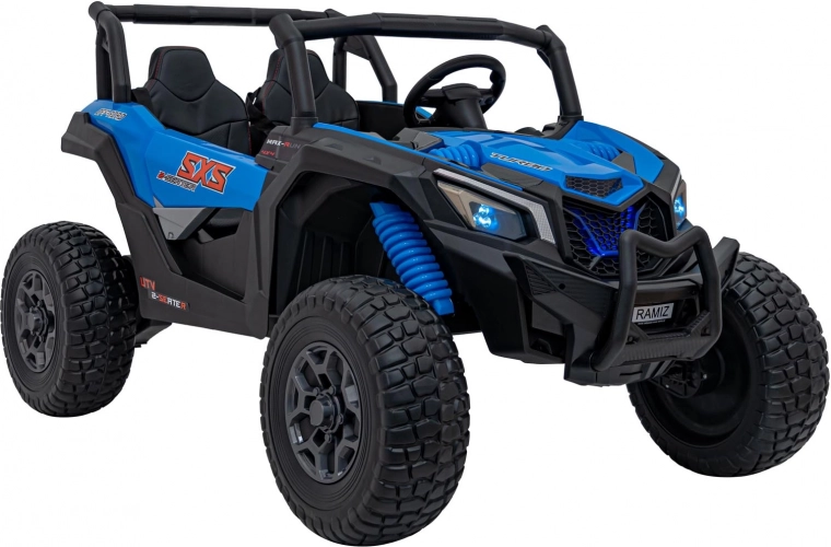 Leistungsstarker 24-V-Antrieb und 4×200 W für Gelände