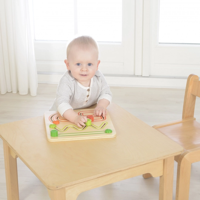 Masterkidz Montessori Holzlabyrinth Lernspiel