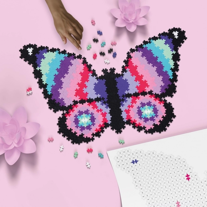 Plus-Plus Bausteine Puzzle Zahlen - Schmetterling 800 Teile