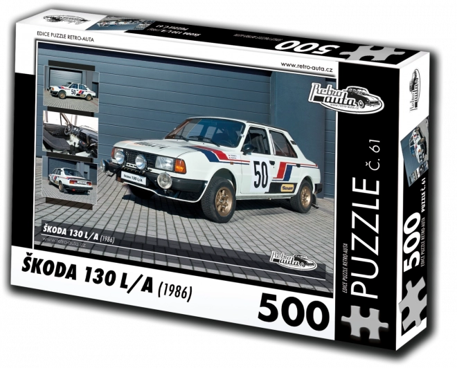 Retro Autos Puzzle Škoda 130 L