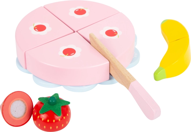 Torte mit Klettverschluss zum Schneiden