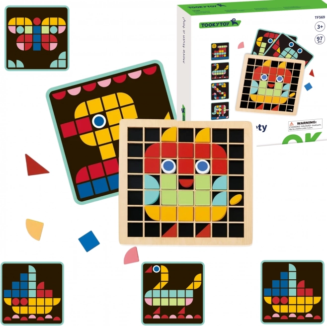 Holz-Mosaik Tooky Toy Montessori