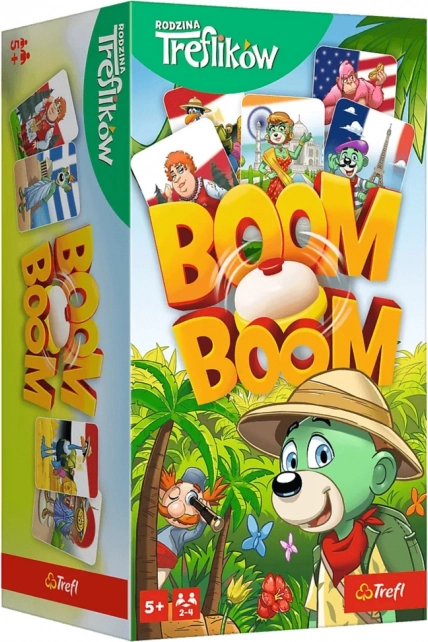 Boom Boom Familie Treflików – familiäres Reaktionsspiel von Trefl