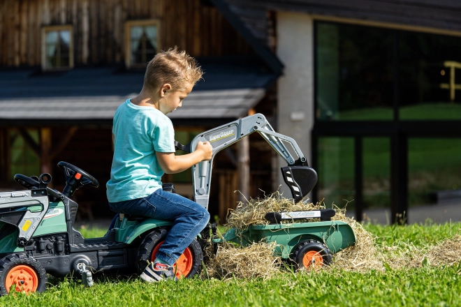 Falk Farm Lander Kindertraktor mit Lader und Anhänger