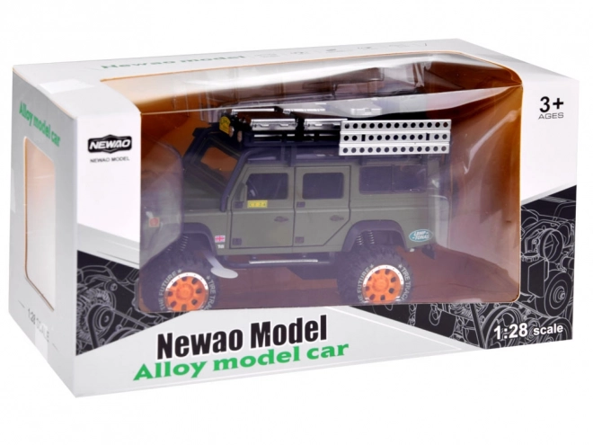 Metall-Geländewagen mit Sound und LED-Lichtern