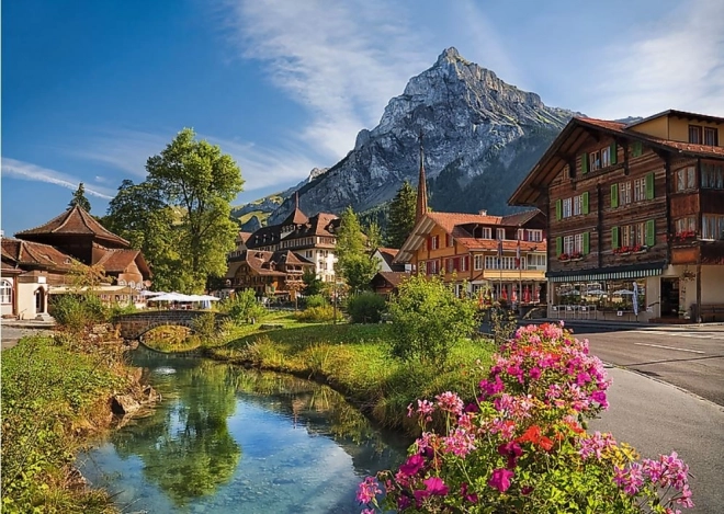 Sommerpanorama der Alpen Puzzle 2000 Teile