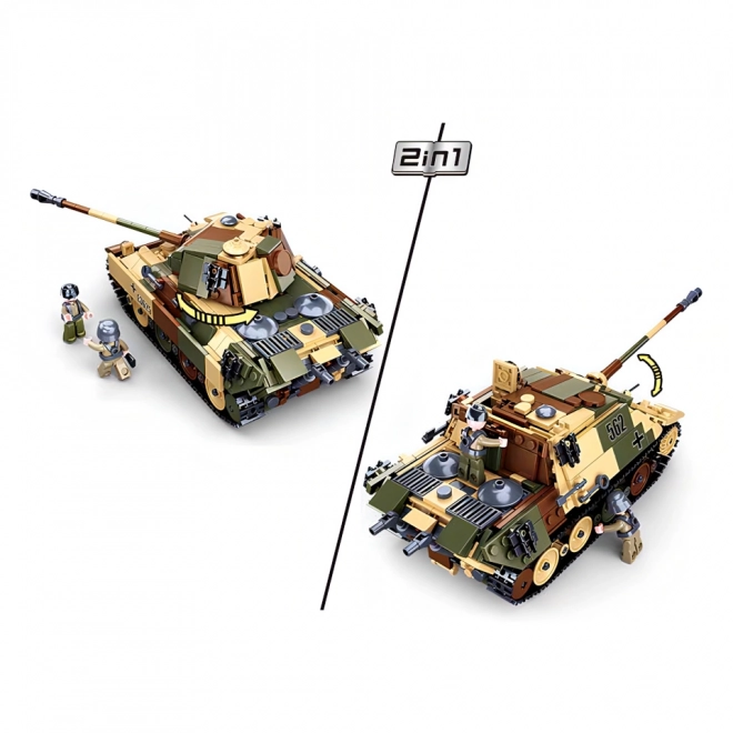 Sluban Armee Tarnpanzer Mittel 2-in-1 Set