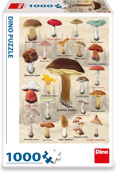 DINO Puzzle - Pilz-Collage 1000 Teile