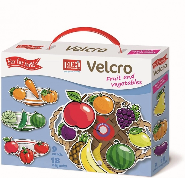 Pexi Klett-Puzzle Obst und Gemüse