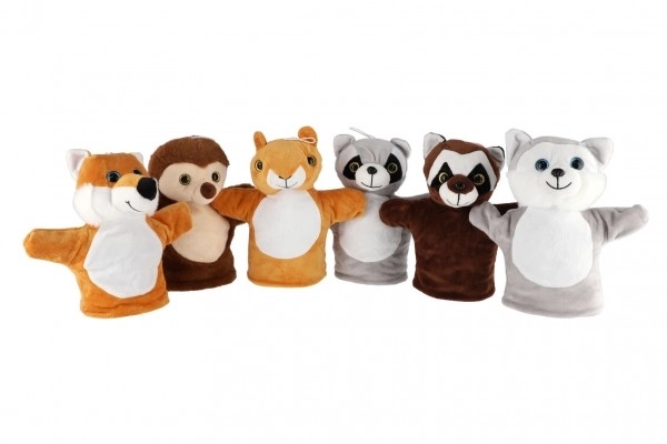 Plüsch-Handpuppe Waldtiere 24 cm TEDDIES