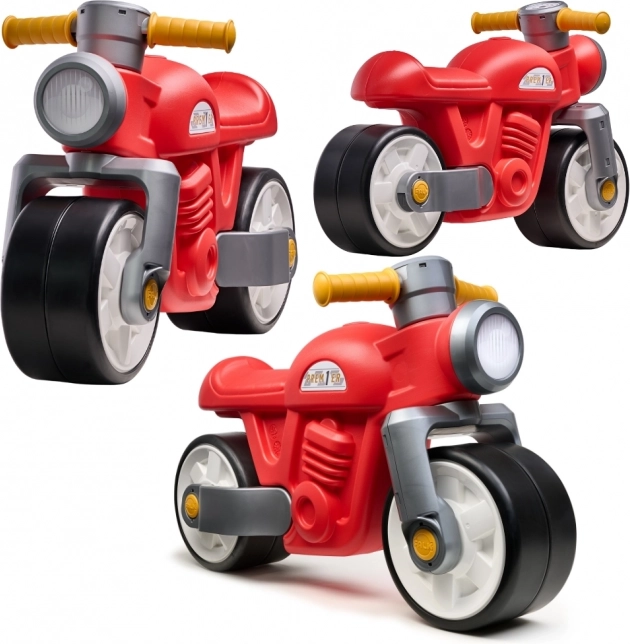 Kinder-Laufrad Retro Motorrad Rot 1+