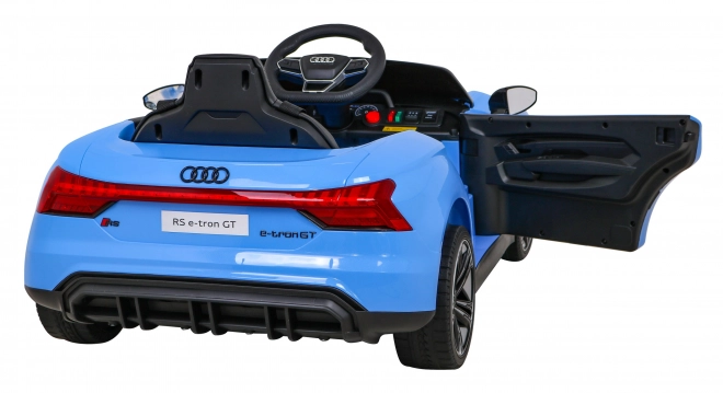 Audi RS E-Tron GT elektrisches Kinderauto mit Fernbedienung und 4x4 Antrieb – Blau