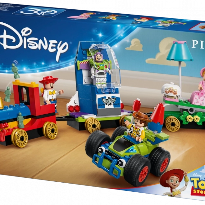Festlicher Zug und Auto aus Toy Story
