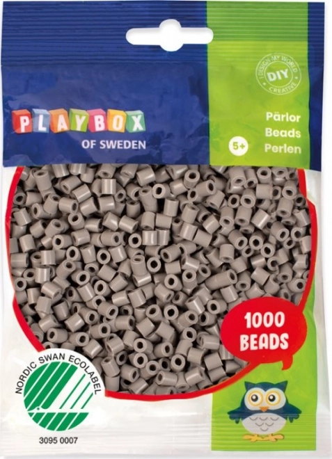 Spielbox Bügelperlen - Grau 1000 Stück