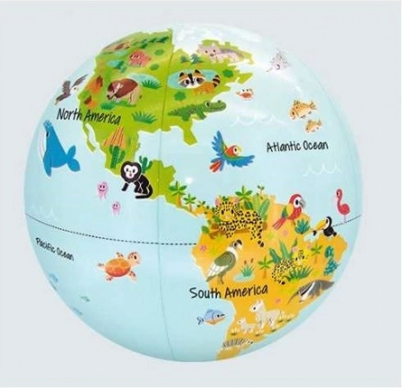 Ball Caly Globus 30 cm – Kleine Tiere in der Natur