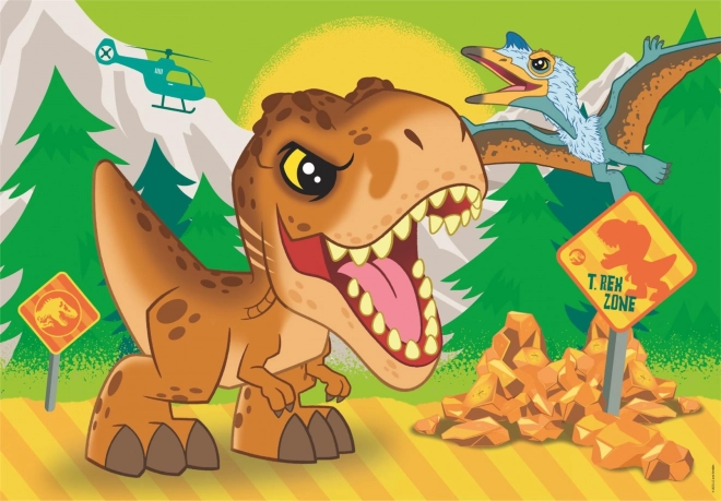 Jurassic World SuperColor Puzzle für Kinder