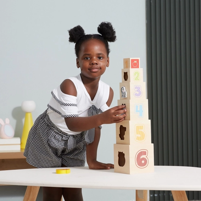 Holz Stapelwürfel für Kinder