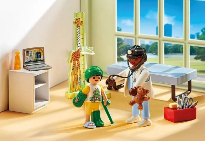 Spielset Kinderarzt mit Plüschbärchen