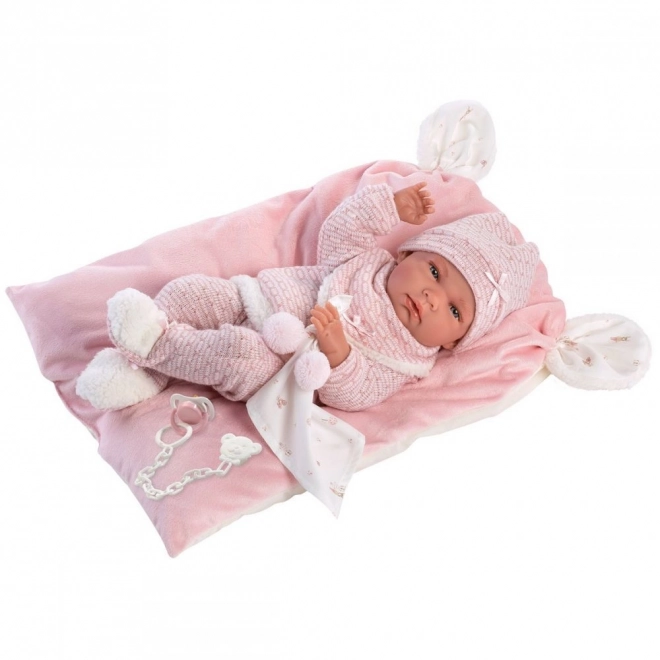 Llorens New Born Babypuppe - Realistische Vinylpuppe 40 cm