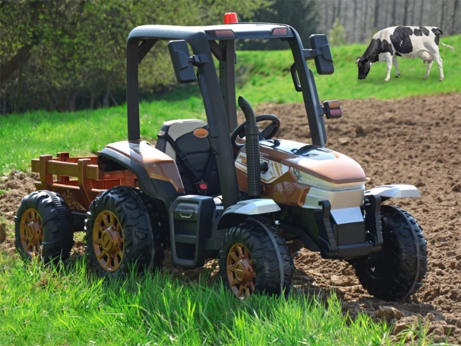 Großer Kindertraktor mit Anhänger und Fernsteuerung