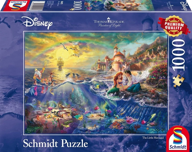 Puzzle Die kleine Meerjungfrau Ariel 1000 Teile