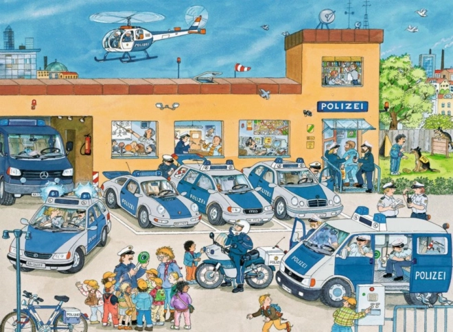 Ravensburger Puzzle Polizeiwache XXL