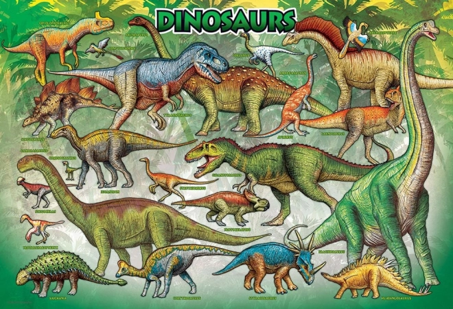 Eurographics Puzzle Dinosaurier mit Lunch-Box 100 Teile