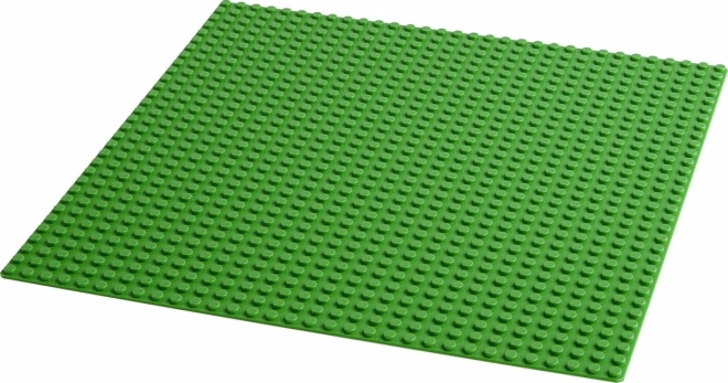 Grüne LEGO Bauplatte