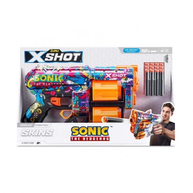 Wurfpistole Dread Sonic 12 Pfeile von X-Shot