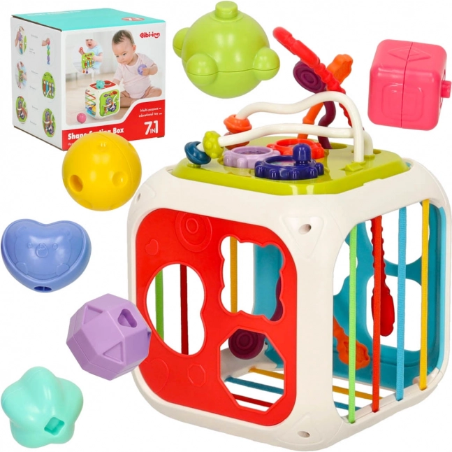 Bildungswürfel 7-in-1 für Kinder mit Xylophon von Bibi-inn