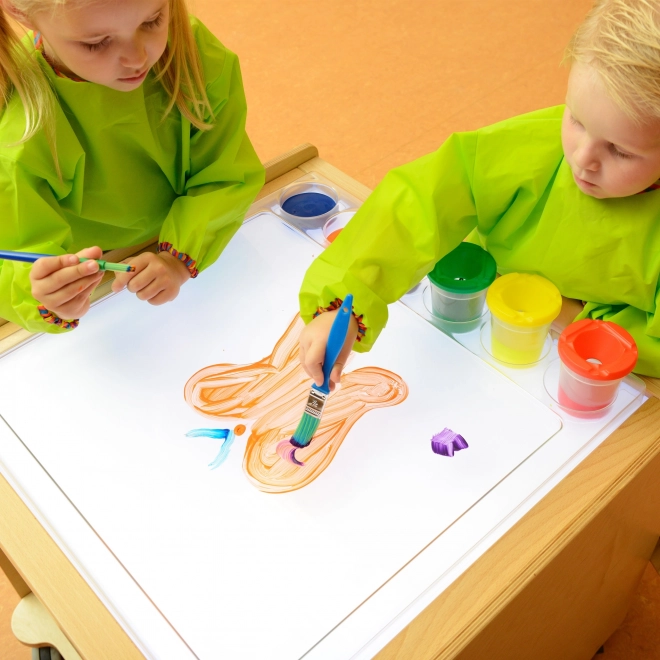 Masterkidz sensorischer Rahmen mit LED-Panel und durchsichtigem Maltablett