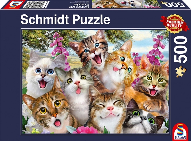 Schmidt Puzzle Katzen-Selfie 500 Teile
