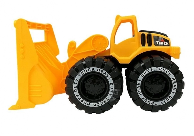 Großes Spielzeugset mit Anhänger und Bulldozer 49 cm