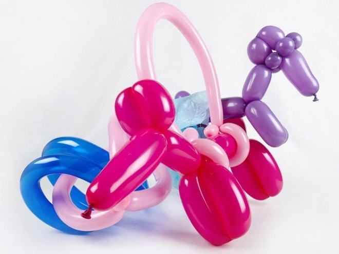 Lange Modellierballons mit Pumpe