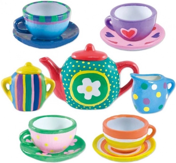 Komplettes miniatur Teeset